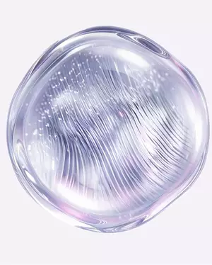 Ilustracija molekula Renergie - Lancome