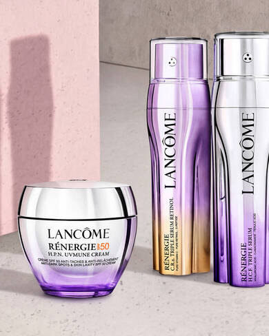 Lancome Renergie H.P.N. UVMUNE krema, C.R.x. Triple Serum Retinol i H.C.F. Triple Serum za naprednu njegu kože.