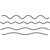 A simple illustration of wavy lines representing water or waves.